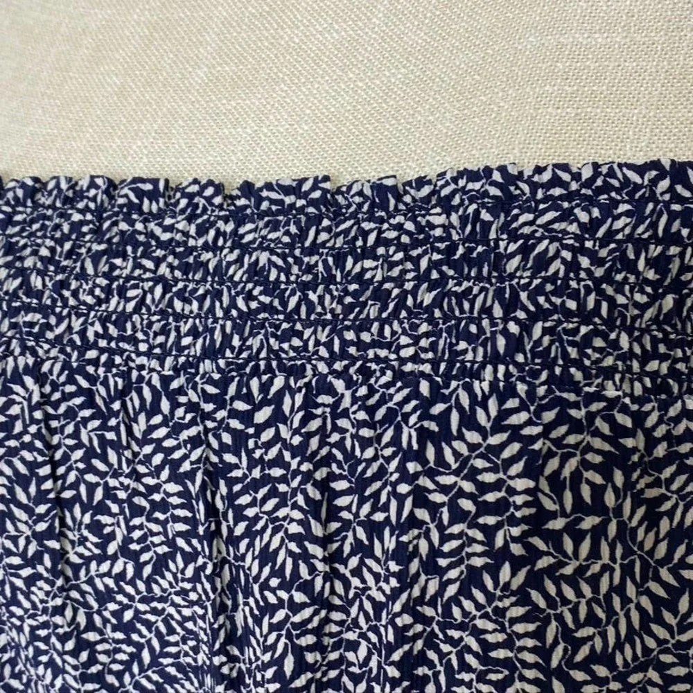 Tory Burch smocked top‎ sundress tie shoulder